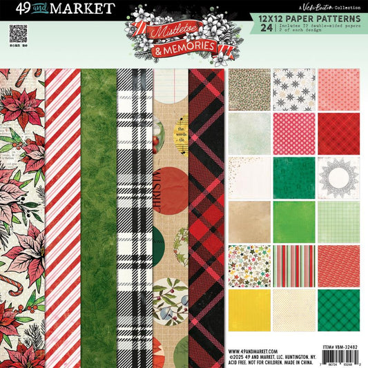 49 & Market - Mistletoe & Memories - 12x12 Paper Patterns