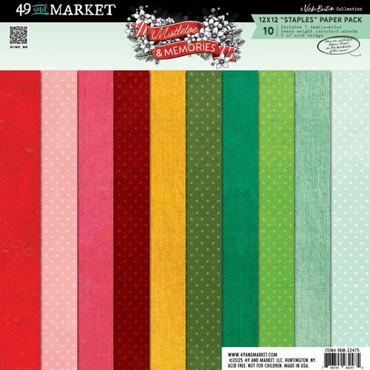 49 & Market - Mistletoe And Memories - Staples Pack 12x12