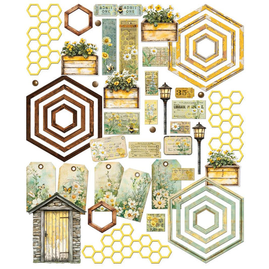 49 & Market - Botanical Buzz - Die Cut Elements
