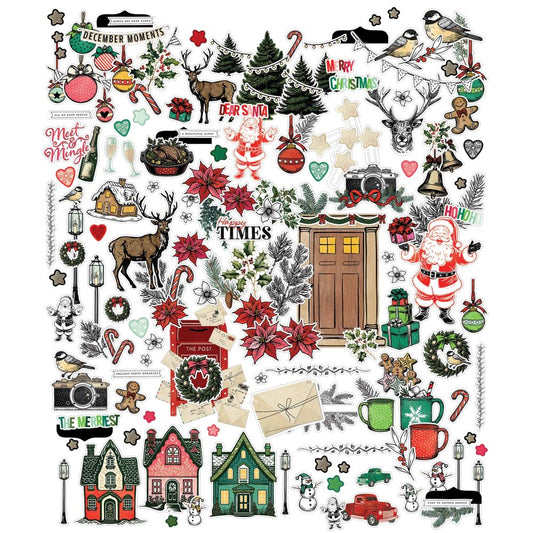 49 & Market - Mistletoe & Memories - Icon & Titles Ephemera Set