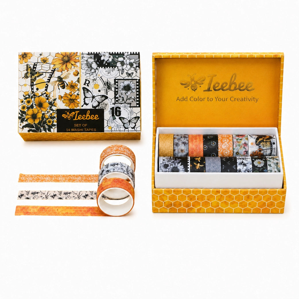 Ieebee - Bee Garden Washi Tape Set