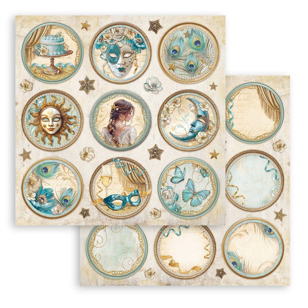 Stamperia - Masquerade Scrapbooking Pad