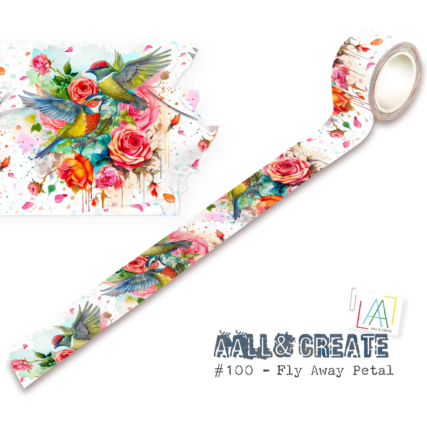 AALL & Create- #100 Fly Away Petal Washi Tape