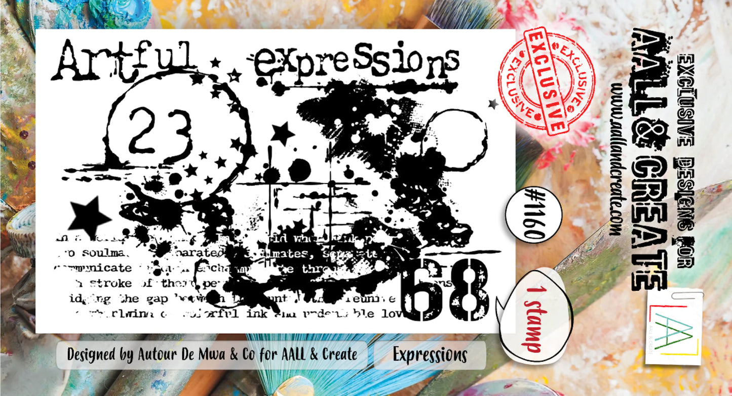 AALL & Create- A8. Clear Stamp-#1160 Expression