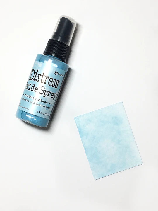 TUMBLED GLASS-DISTRESS OXIDE SPRAY