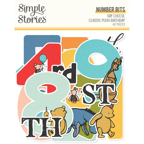 Simple Stories - Say Cheese Classic Pooh Birthday Bits & Pieces