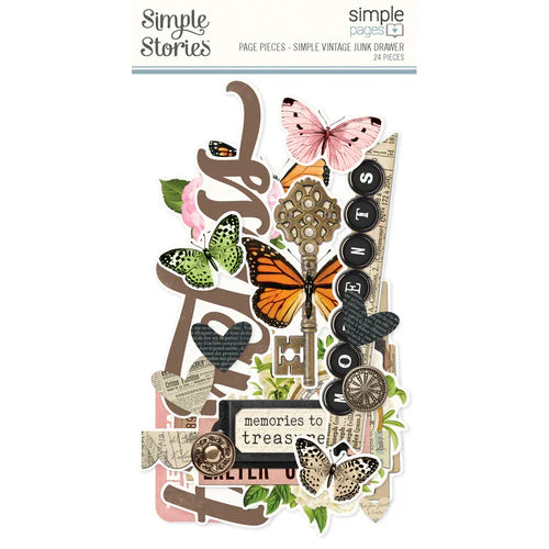 Simple Stories - Simple Vintage Junk Drawer - Simple Page Pieces