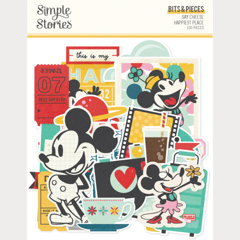 Simple Stories - Say Cheese Happiest Place Bits and Pieces