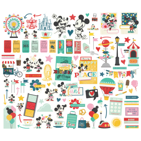 Simple Stories - Say Cheese Happiest Place Bits and Pieces