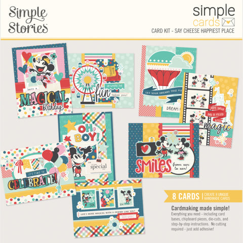 Simple Stories - Say Cheese Happiest Place - Simple Card Kit