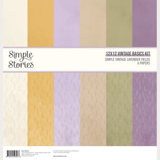 Simple Stories - Simple Vintage Lavender Fields Basic Kit