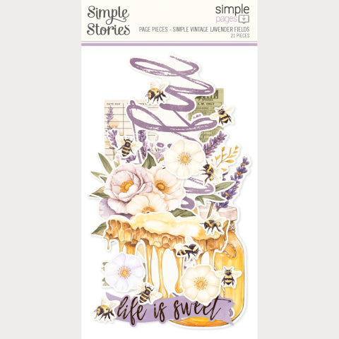 Simple Stories - Simple Vintage Lavender Fields - Page Pieces