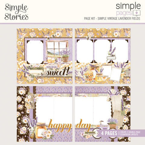 Simple Stories - Simple Vintage Lavender Fields Simple Page Kit