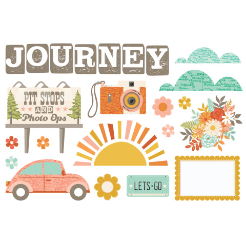 Simple Stories - Open Road Page Pieces