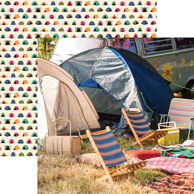 Designs By Reminisce - Camping 12x12 Paper