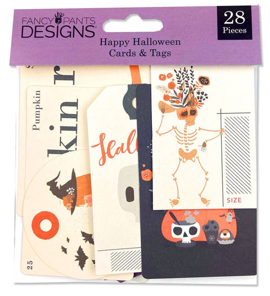 Fancy Pants Designs - Happy Halloween Cards & Tags Ephemera