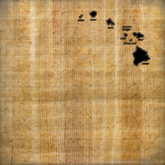 Scrapbook Customs - Hawaiian Islands Bamboo 12x12 Paper