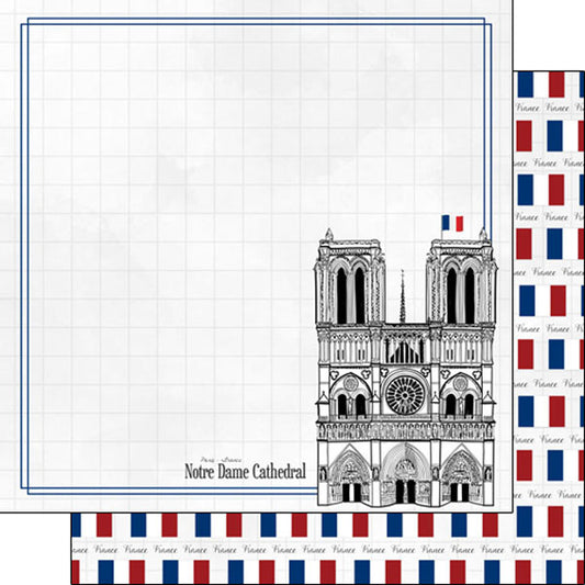 Scrapbook Customs - Paris Notre Dame Cathedral