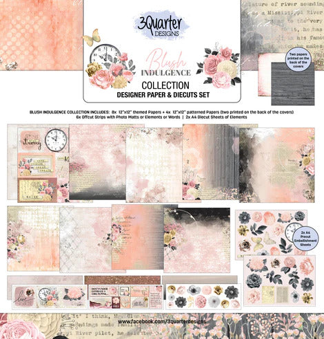 3 Quarter Designs-Blush Indulgence 12x12 Collection