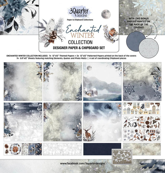 3 Quarter Designs- Enchanted Winter 12x12 Collection