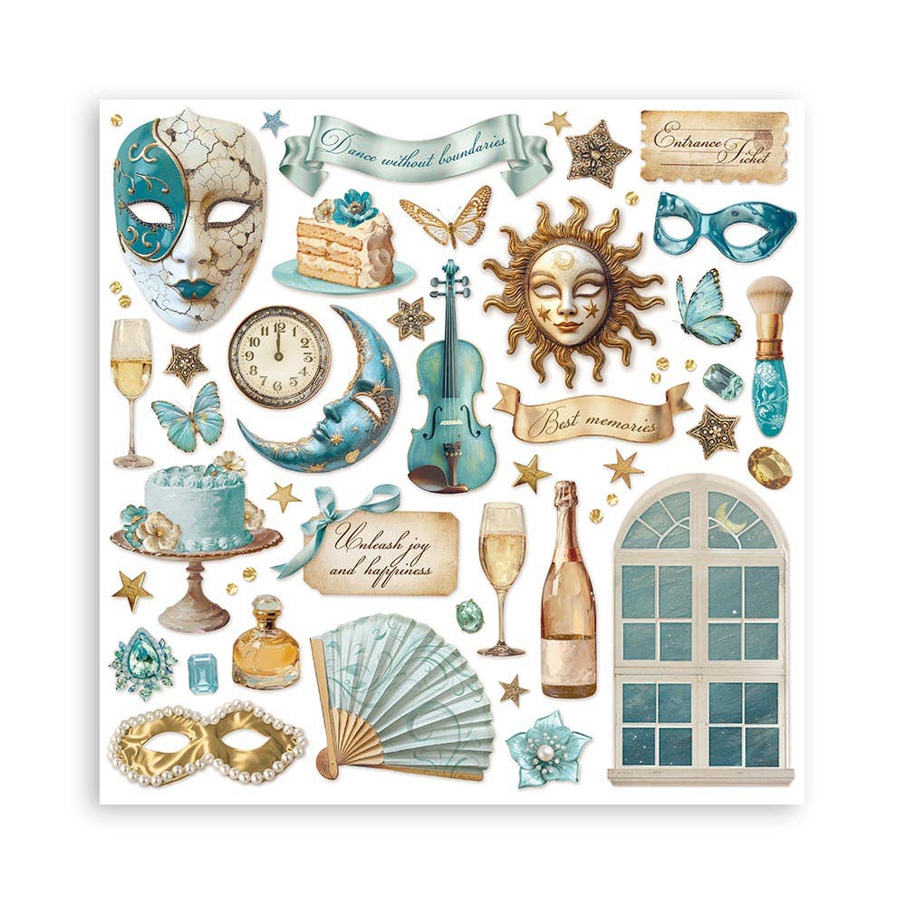 Stamperia - Masquerade Scrapbooking Pad