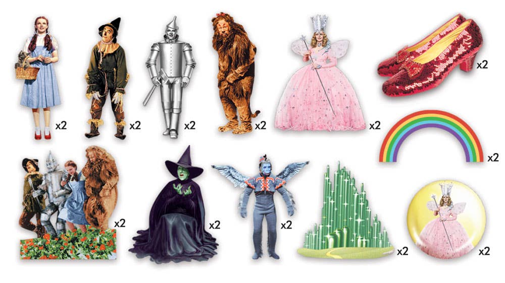 Wizard of Oz Diecut Sticker Pack