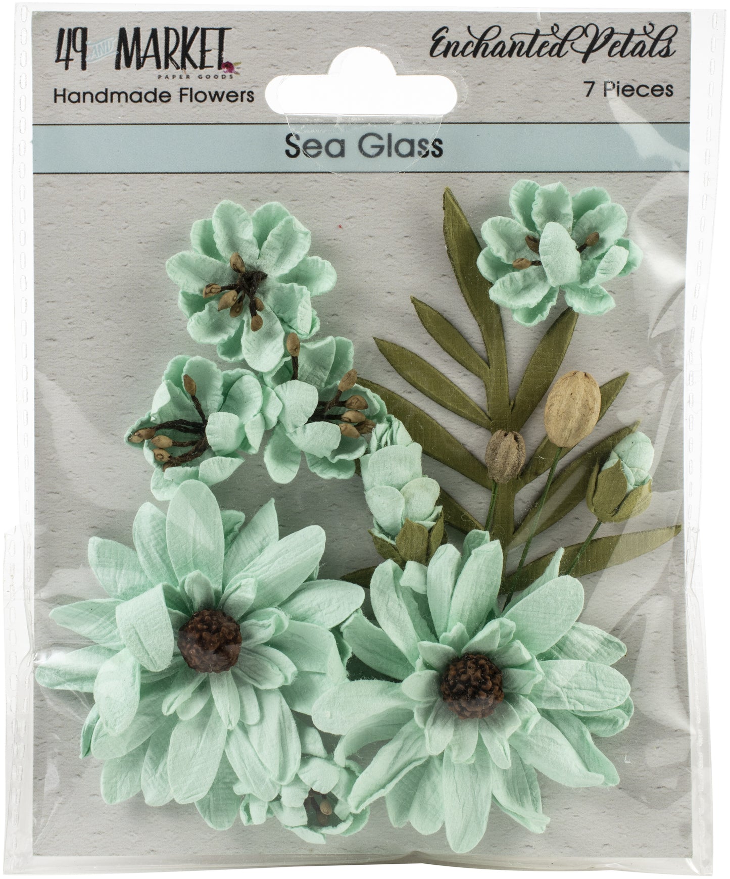 49 & Market- Enchanted Petals- Sea Glass