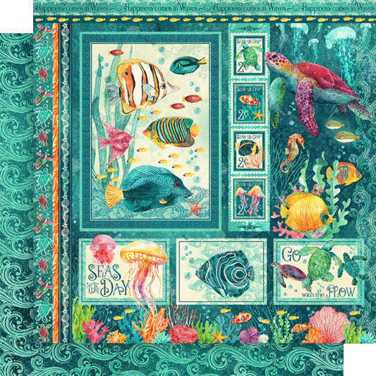 Graphic 45 - Seas The Day 12x12 Paper