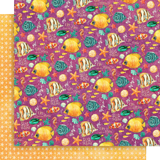 Graphic 45 - Great Catch 12x12 Paper