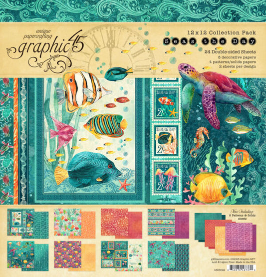 Graphic 45 - Seas The Day Collection Pack