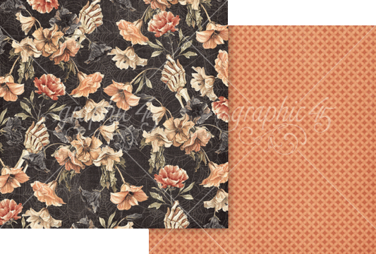 Graphic 45 -Spooky Floral 12x12 Paper