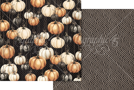 Graphic 45 - Hanging Pumpkins 12x12 Paper