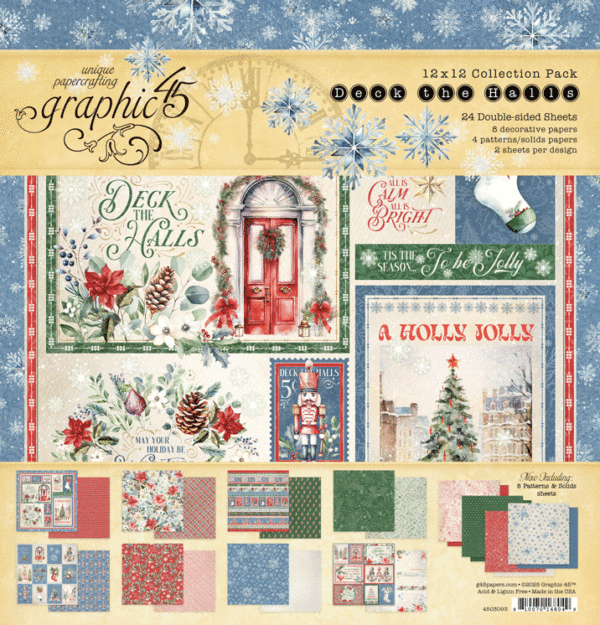 Graphic 45 - Deck The Halls Collection Pack