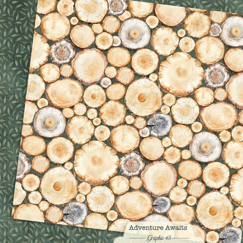 Graphic 45 - Tree Rings 12x12 Paper