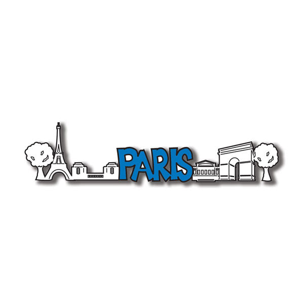 Scrapbook Customs - Paris Words & Background Laser Cut Title