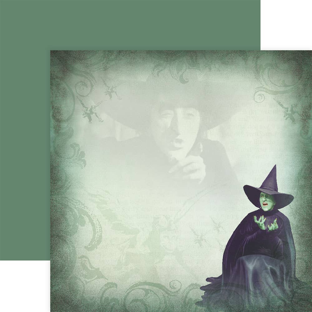 The Wicked Witch - Wizard of Oz Double Sided Paper