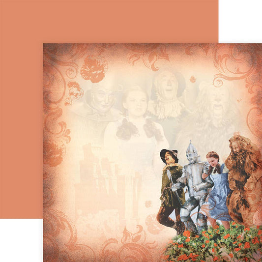 Poppy Field of Oz - Wizard of Oz Double Sided Paper