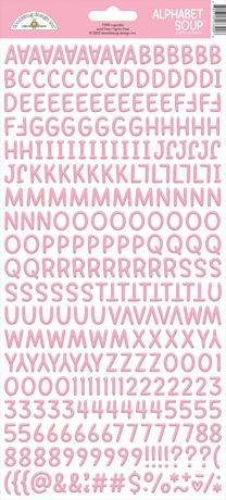 Doodlebug - Alphabet Soup Puffy Stickers - Cupcake