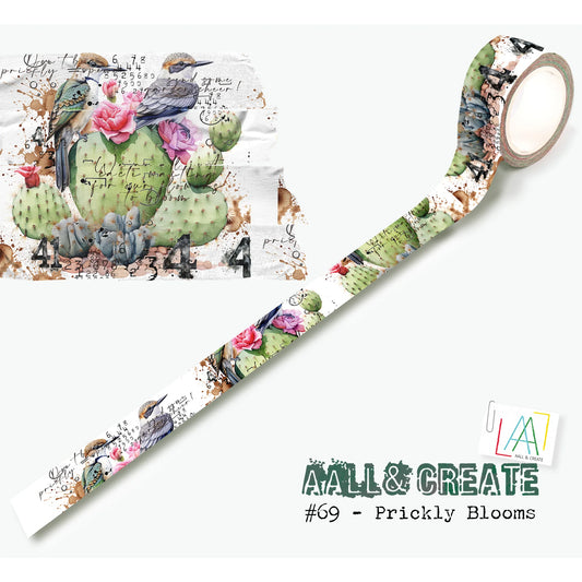 AALL & Create - Prickly Blossoms #69 - Washi Tape
