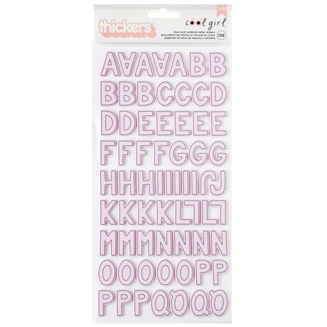 American Crafts - Pebbles Cool Girl Thickers Stickers