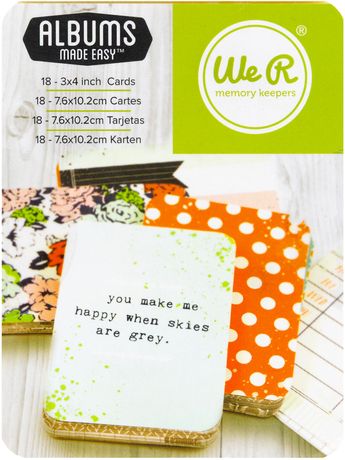 We R Makers - Albums Made Easy- Journaling Cards