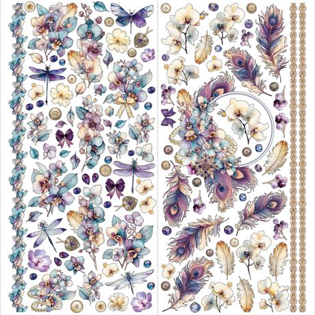 49 & Market - Plume and Petal - Laser Cut Elements Set