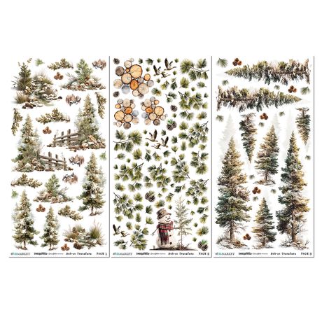 Timber and Tweed - Essential Rub-On Transfers