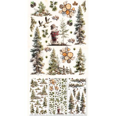 Timber and Tweed - Essential Rub-On Transfers