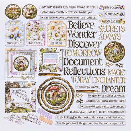 49 & Market - The Looking Glass Chipboard Assortment