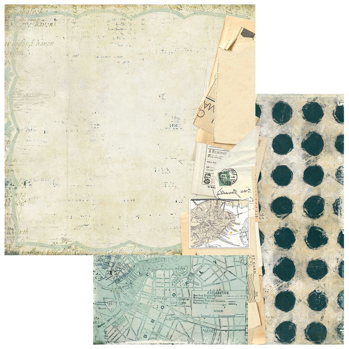 49 & Market - Travel Diaries - Document 12x12 Cardstock