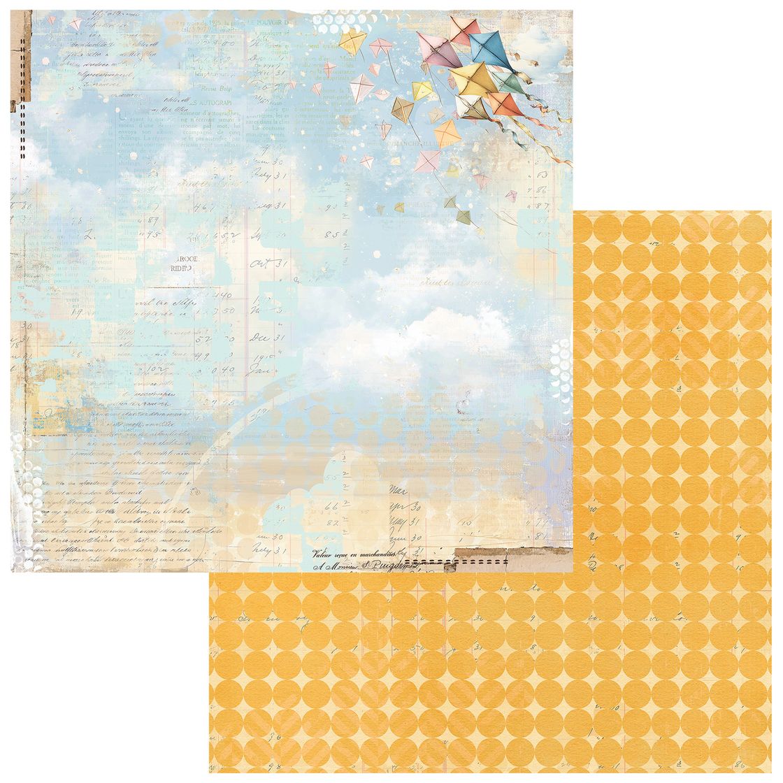 49 & Market - Glimmer and Glee - Revelry 12x12 Card Stock