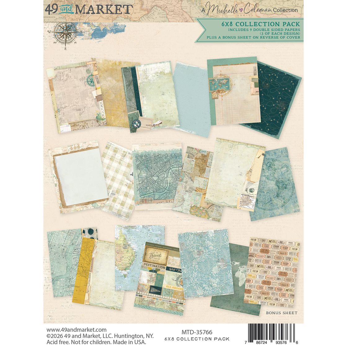 49 & Market - Travel Diaries 6x8 Collection
