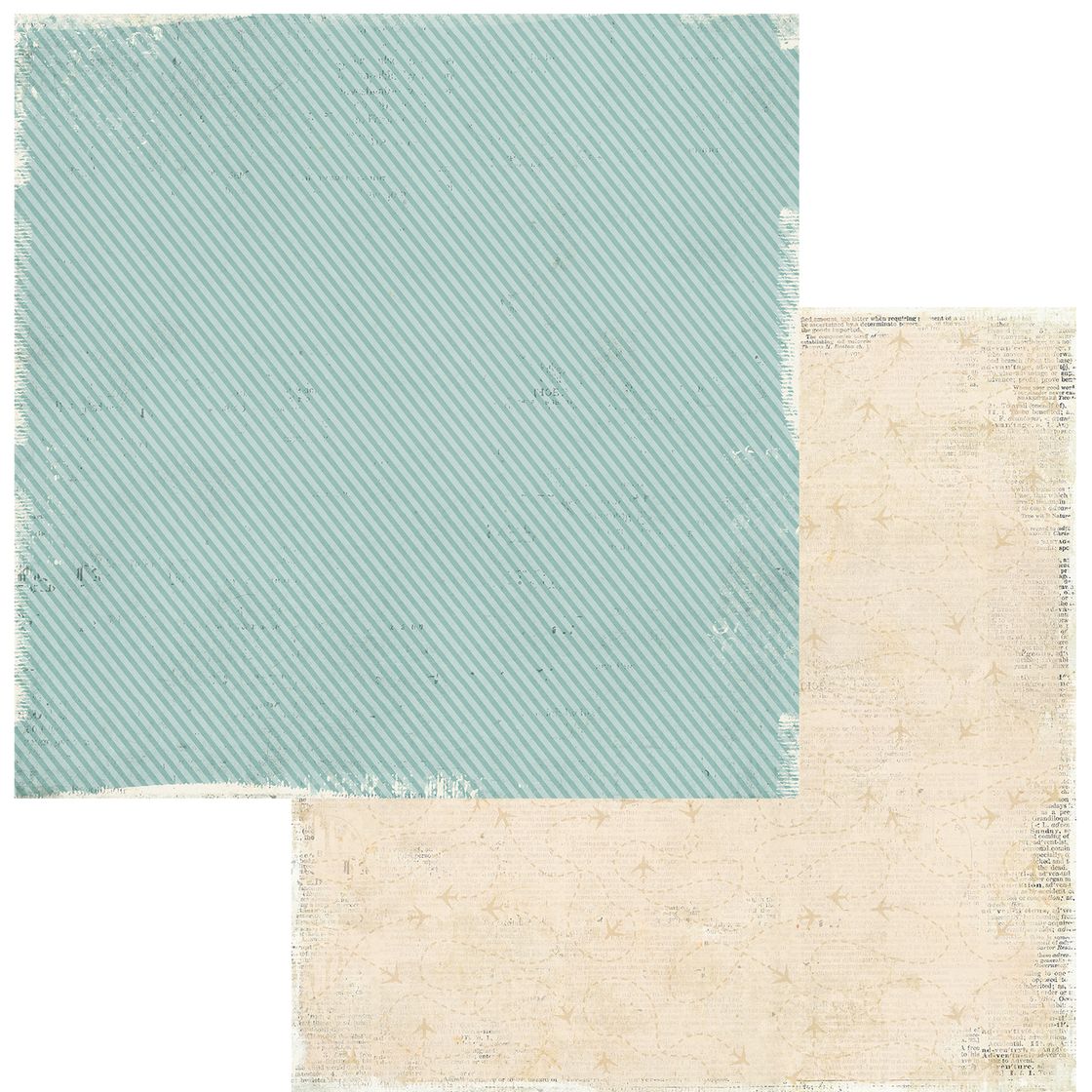 49 & Market - Travel Diaries - Solids #1 12x12 Cardstock