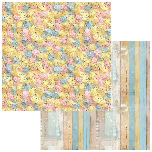 49 & Market - Glimmer and Glee - Toast 12x12 Cardstock